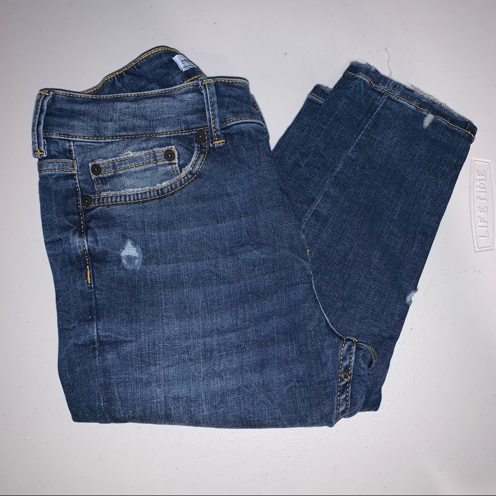 Zara Distressed Skinny Jeans